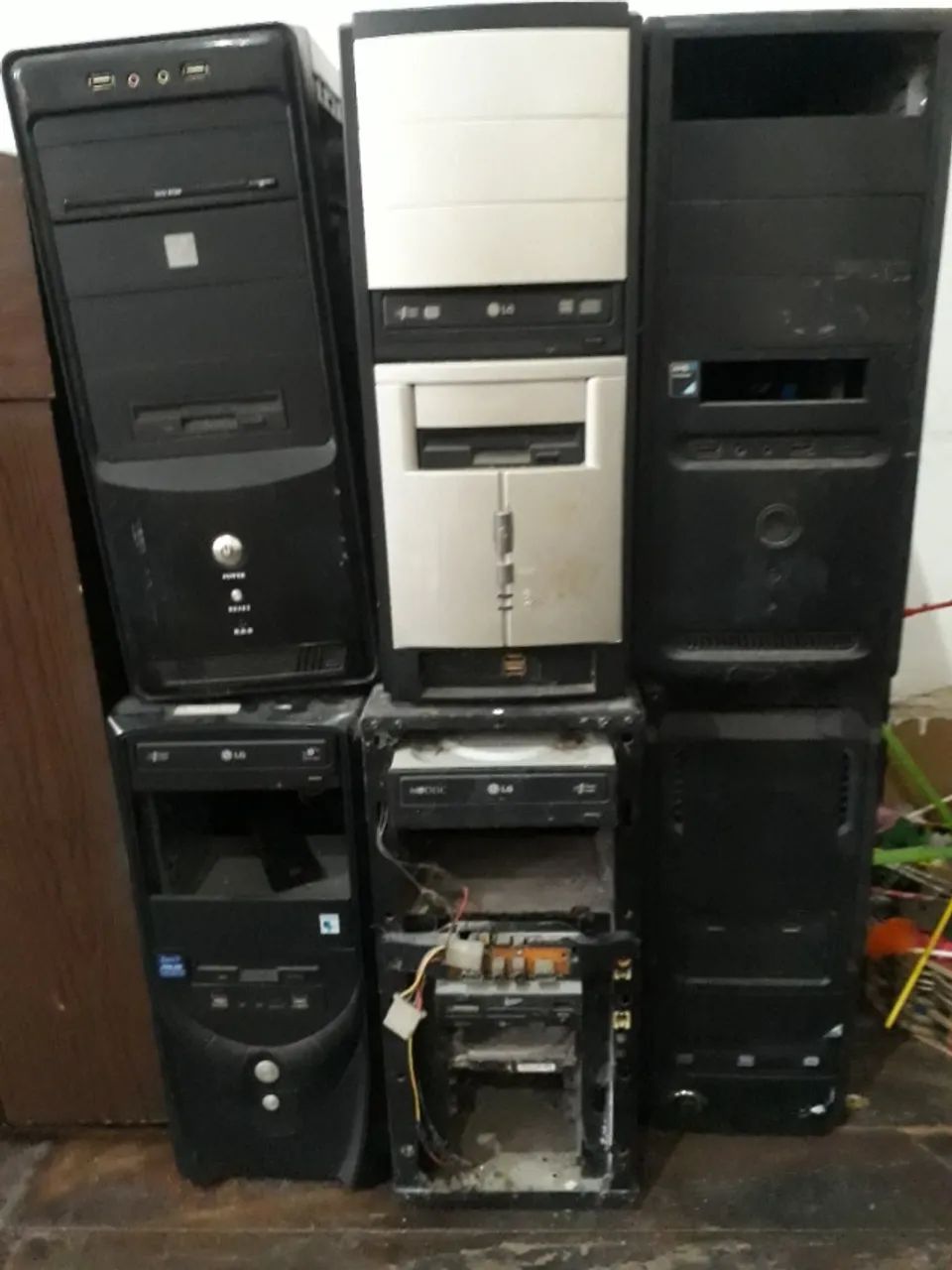 Kit 6 gabinetes para computador 