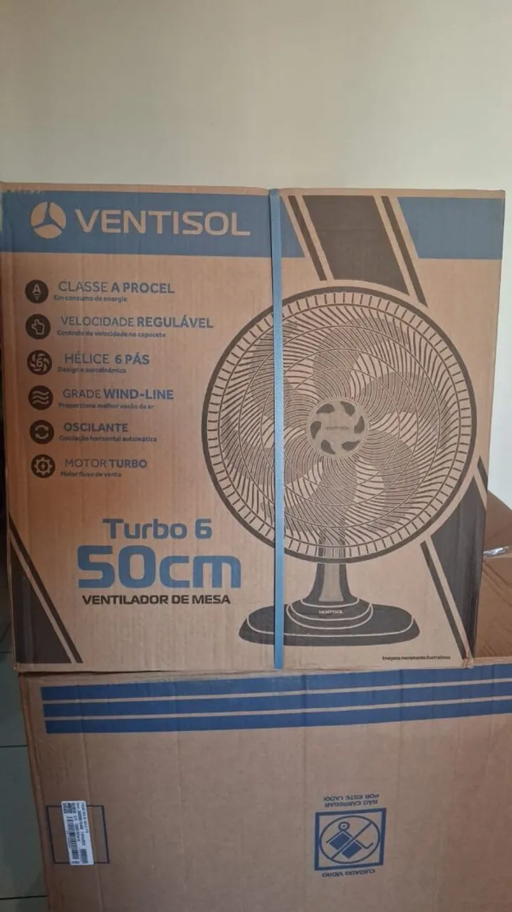 Ventilador de Mesa Turbo 6 - 50cm