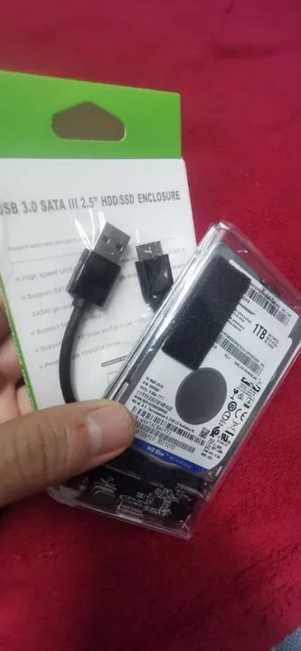 HD Externo USB 1Tera SLIM - Foto 3