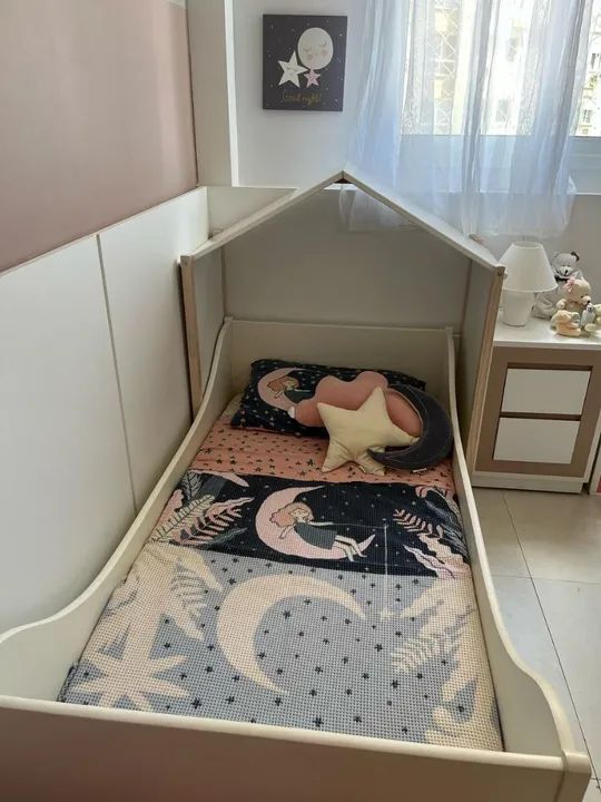 Cama Montessoriana+ Casinha+colchão 