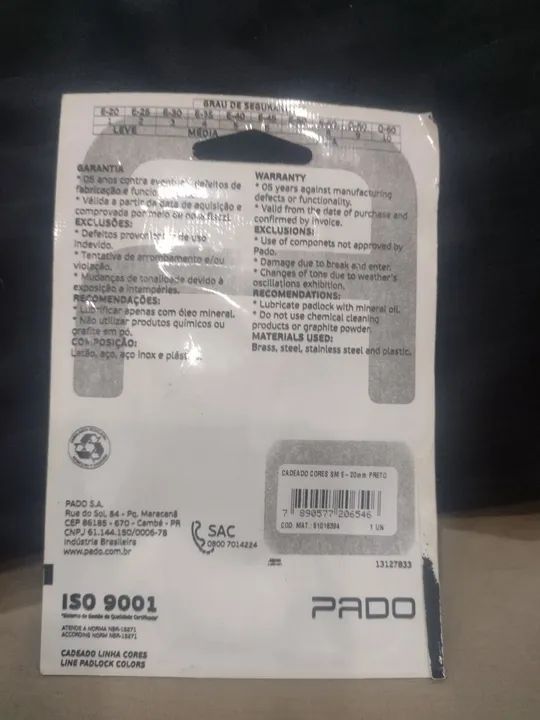 Cadeado Pado E-20 - Foto 3