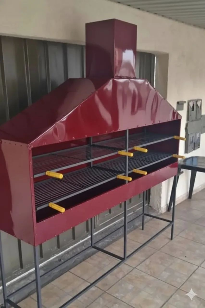 Churrasqueira para espetinho profissional com 1.70 de comprimento  - Foto 2