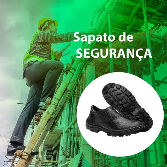 Sapato de Segurança Bico de Ferro - Foto 2
