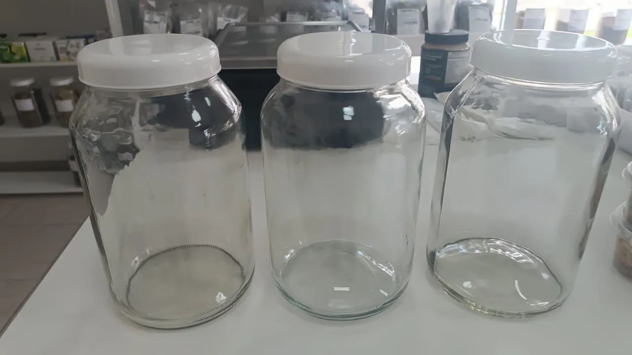 Pote de vidro com tampa para temperos e alimentos - Foto 2