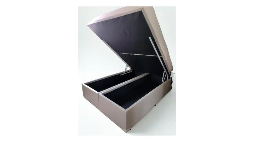 Cama Queen com Baú 1,58x1,98 - Alta Durabilidade