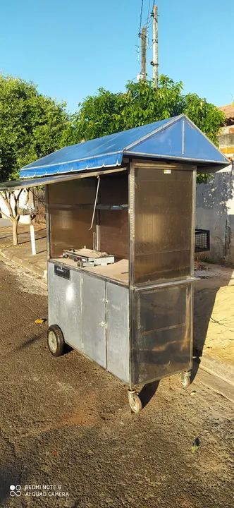 Carrinho de lanche trailer inox  - Foto 2