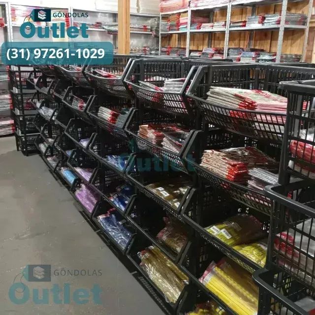 Cestos Plasticos organizador empilhável