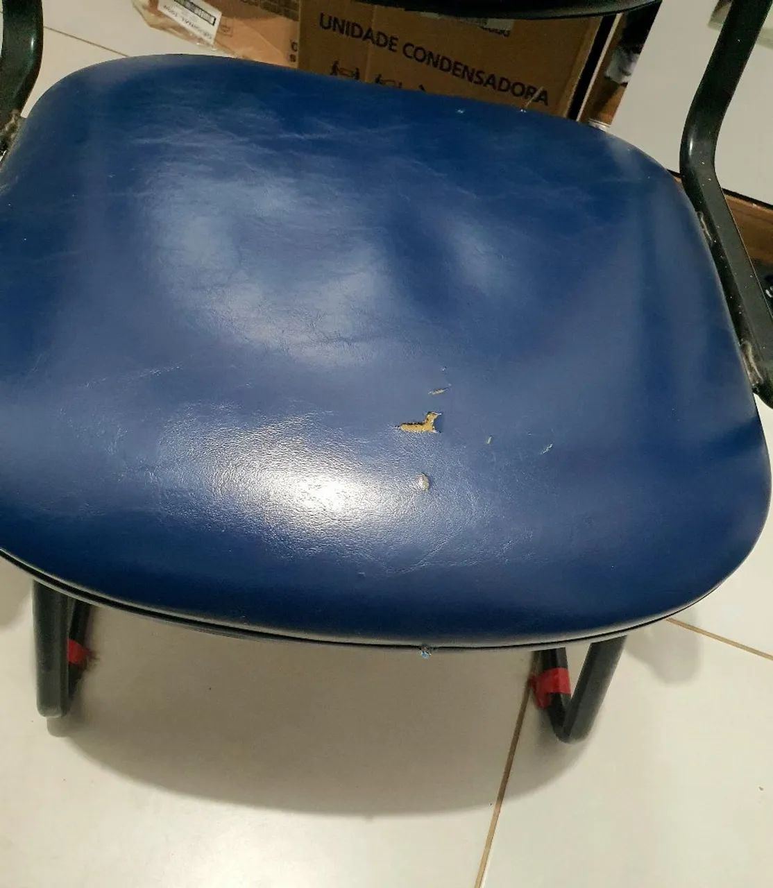 Cadeira de Escritório Azul - Foto 3