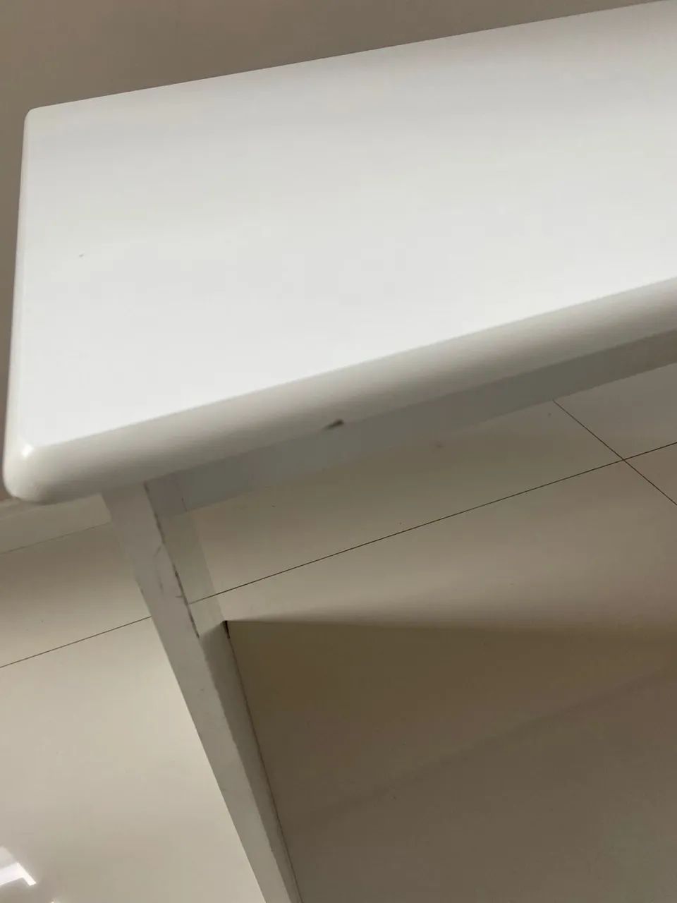 Mesa de escritório com 2 gavetas Branco  - Foto 2