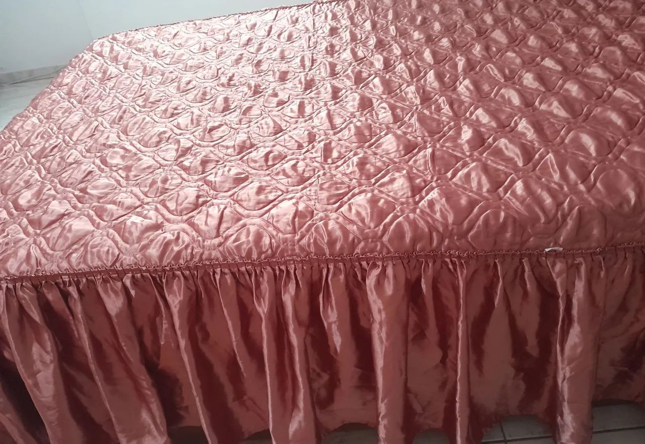 Colcha VINTAGE Cetim CASAL  - Foto 4