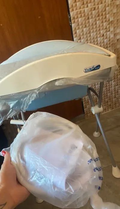 Banheira para Bebê com Suporte e Acessórios