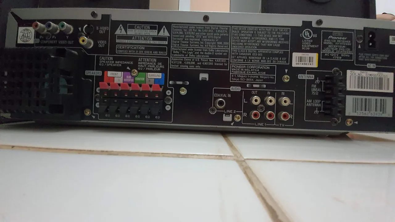 Home Theater Pioneer 5.1 Completo - Foto 2