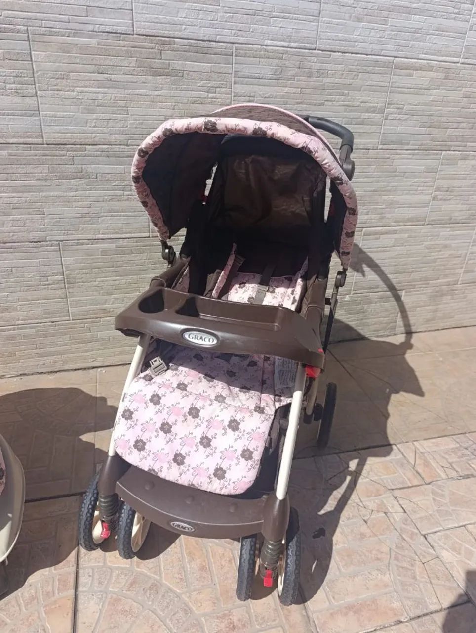 Conjunto de Cadeira e Carrinho de Bebê Graco - Foto 3
