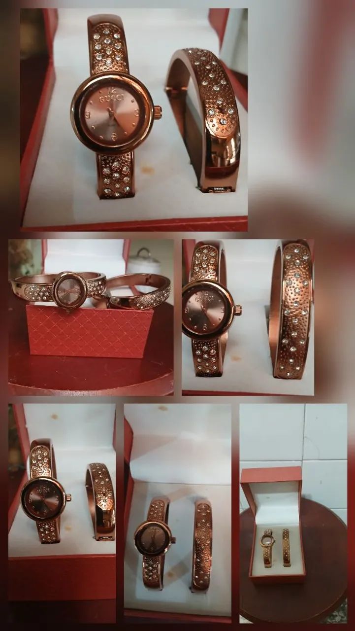 Relógio  e   Bracelete Gucci