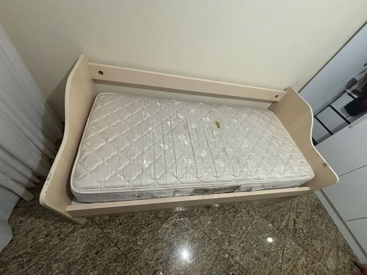 Cama com bicama e colchão  - Foto 2