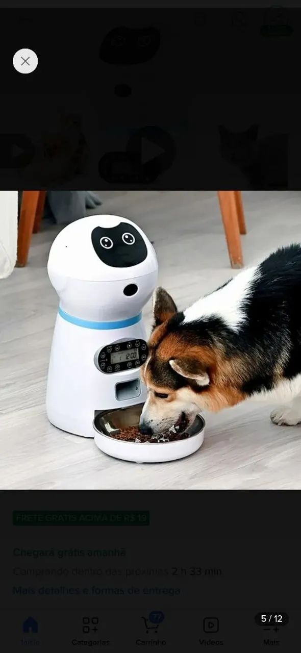  Comedouro automático  inteligente 