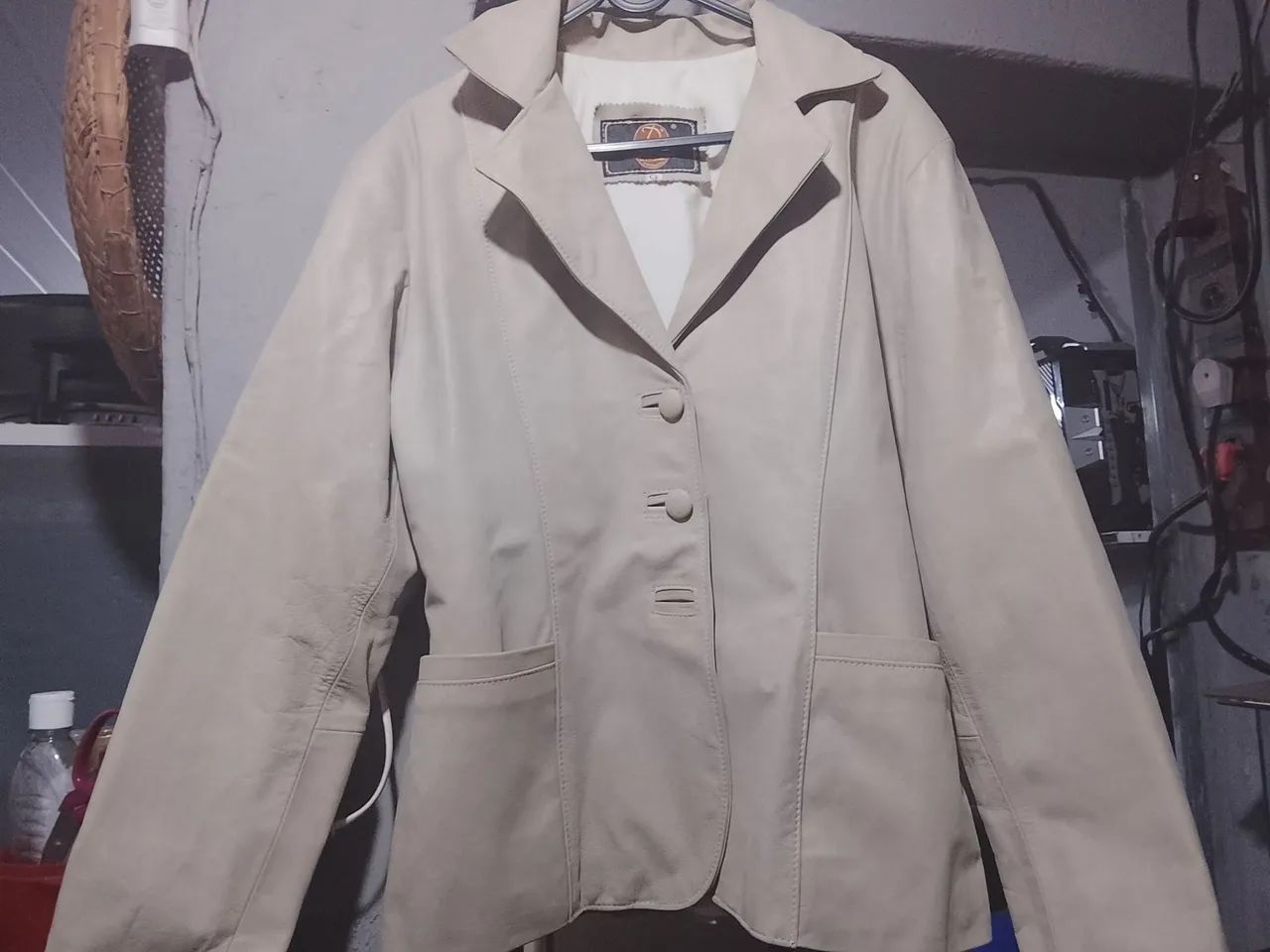 Blazer feminino de couro legítimo  - Foto 3