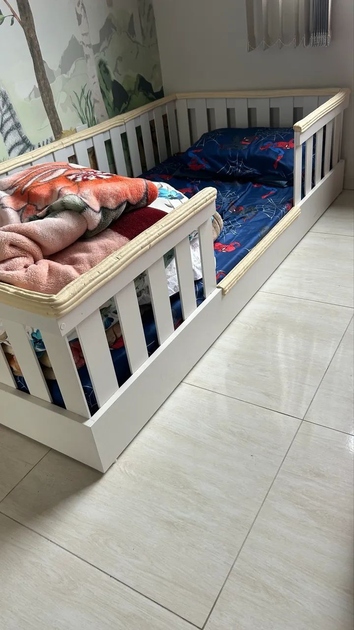 Cama montessoriana solteiro em MDF - Foto 2