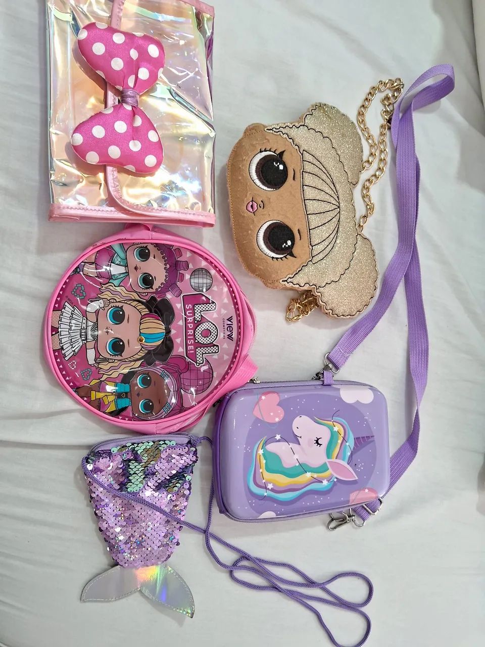 Kit de bolsas infantis 