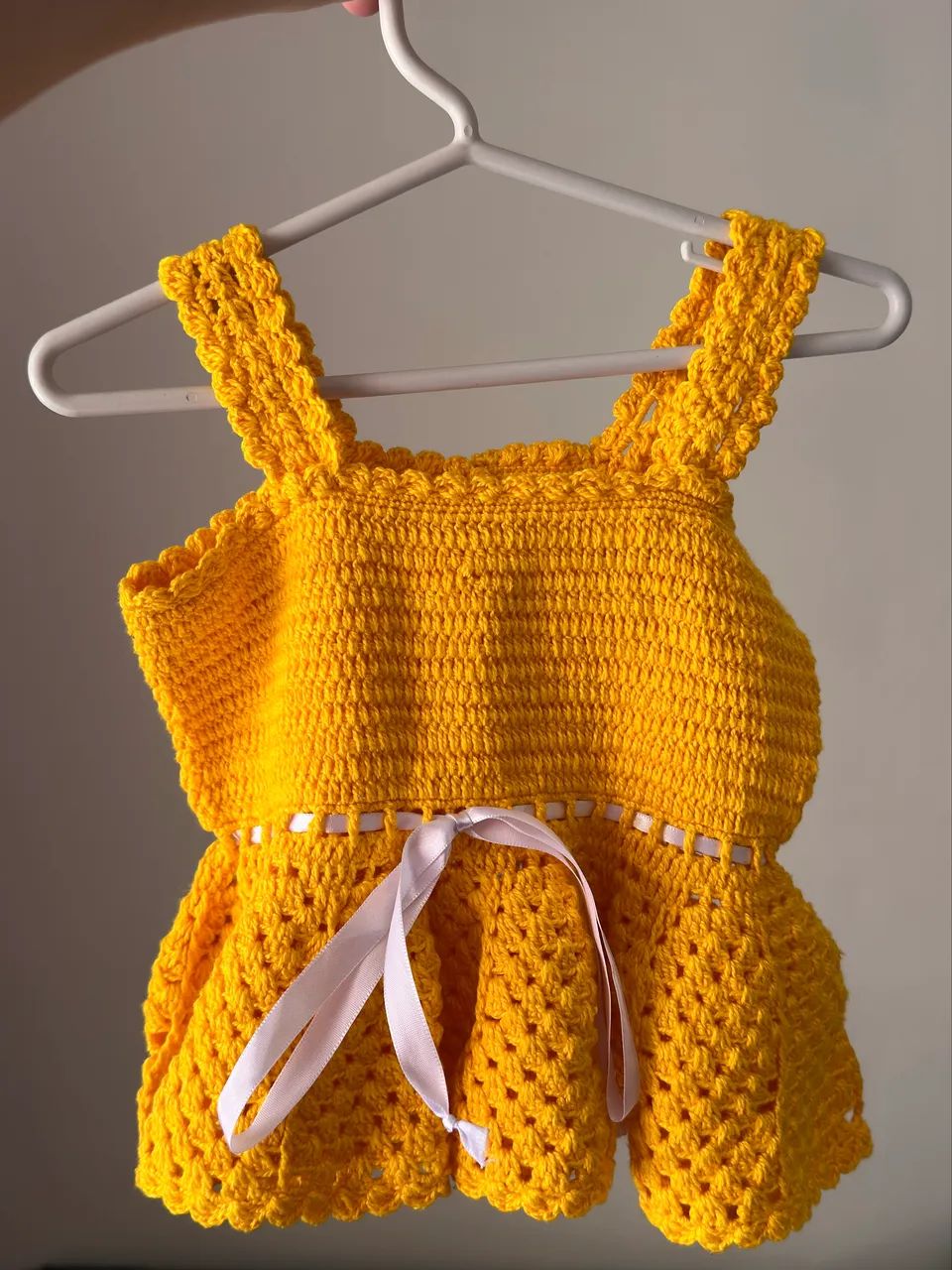 Vestido de crochê Recém nascido - Foto 3