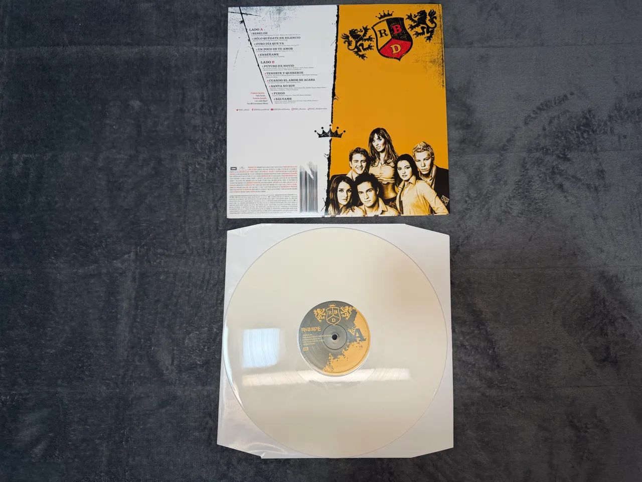 VINIL RBD - REBELDE (1 LP BRANCO) - Foto 3