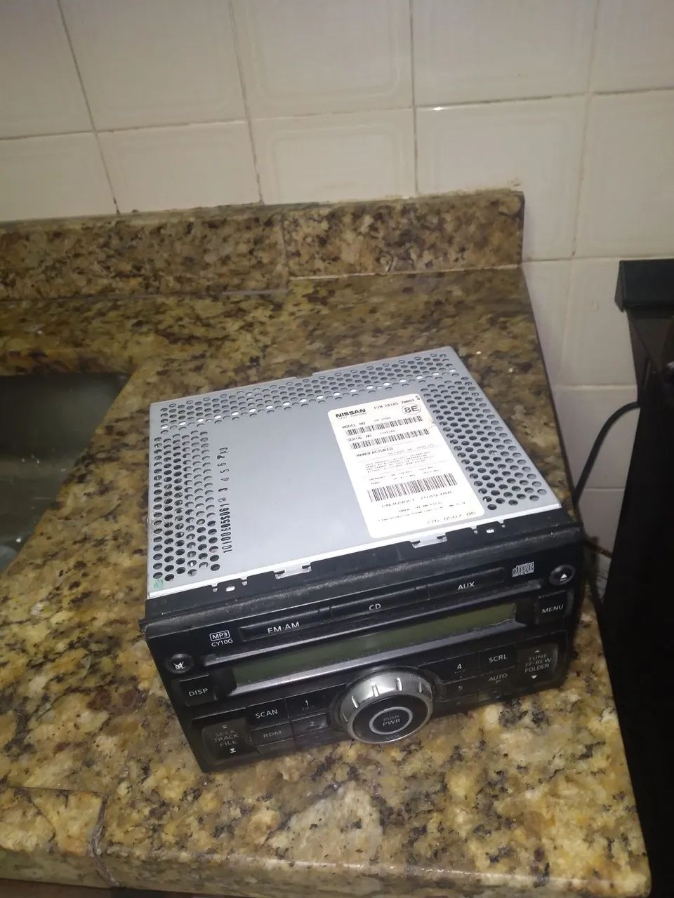 Radio CD original da Nissan