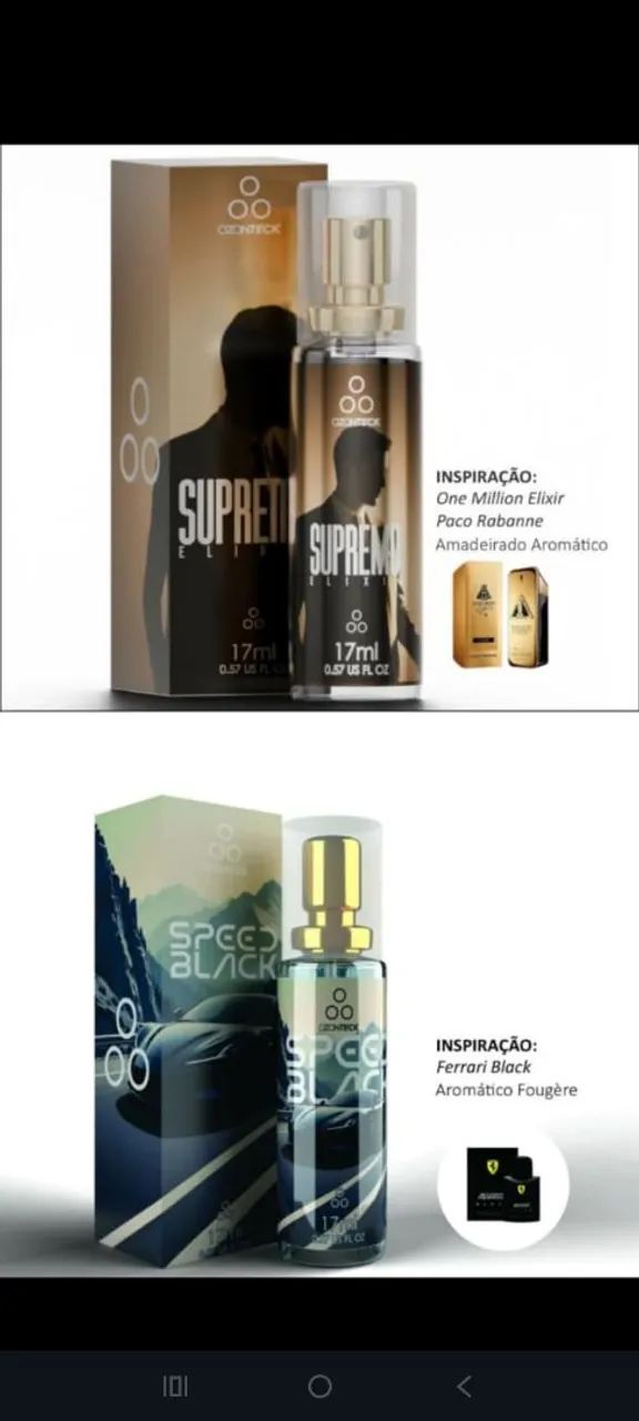 Perfumes de bolso 