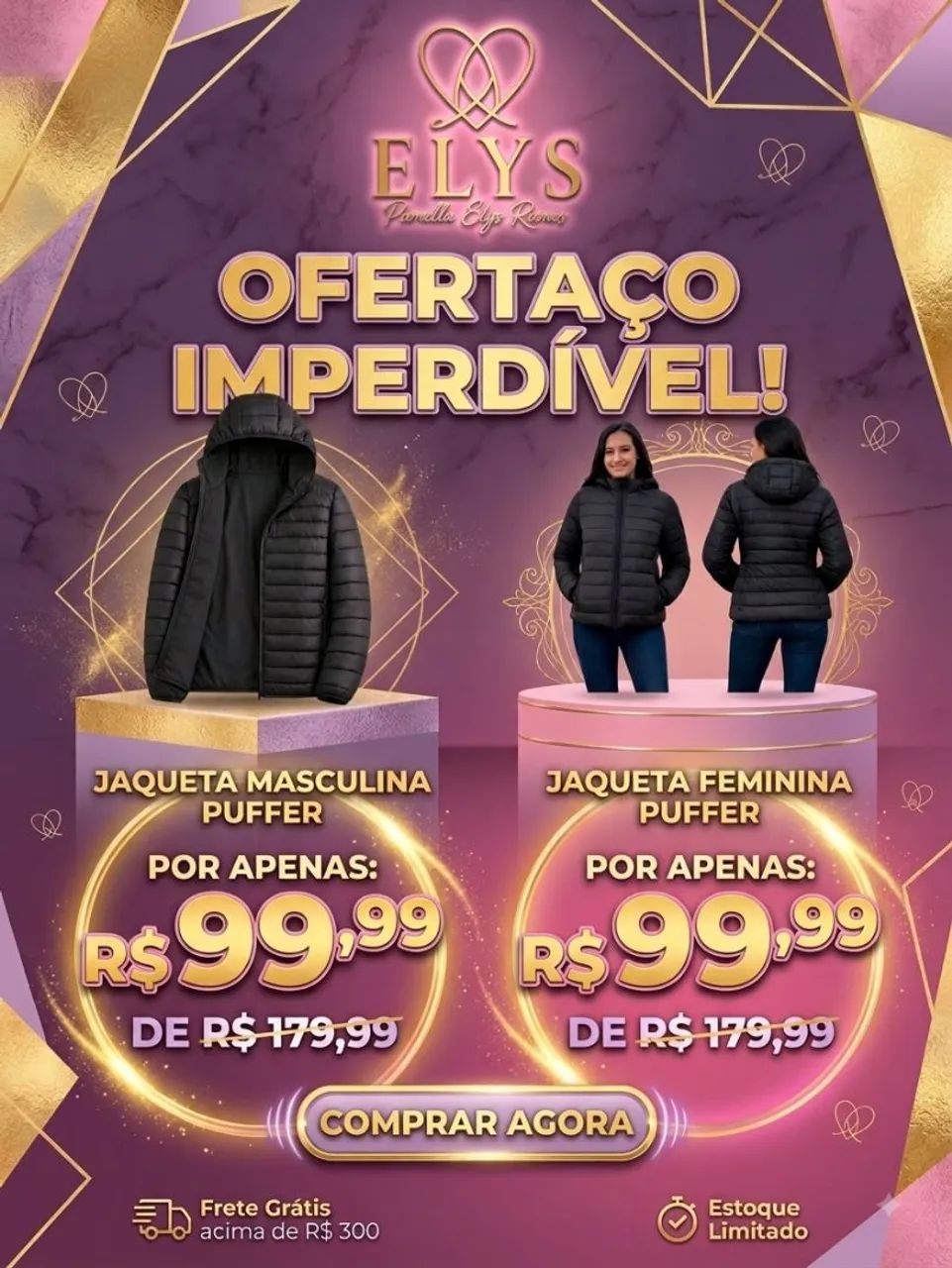 Roupas lindas e modernas .