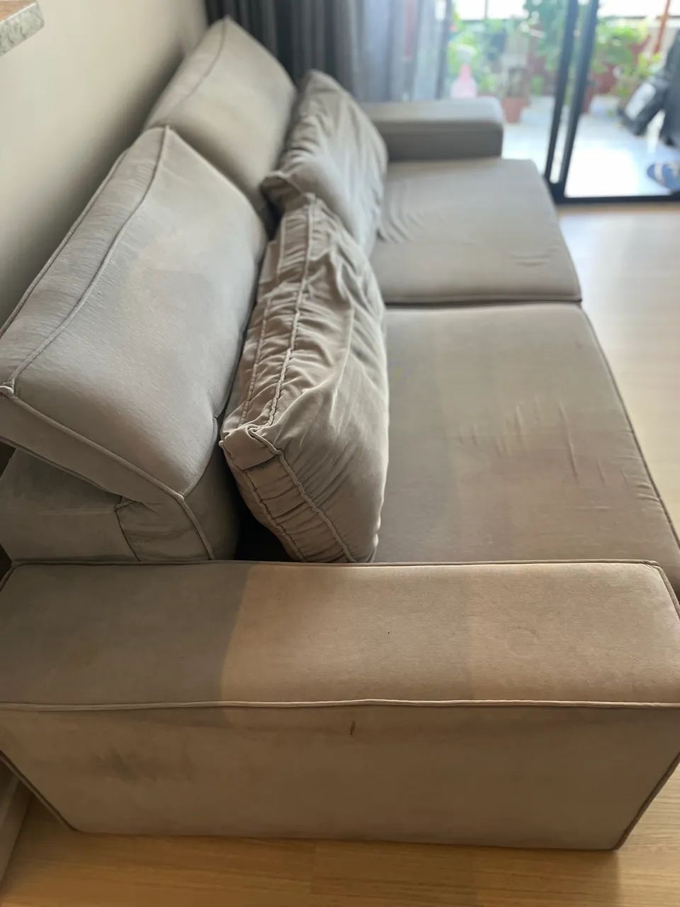 Sofá retrátil 3 lugares 