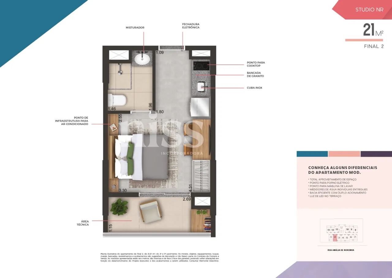MOD PINHEIROS - APARTAMENTOS - Foto 11