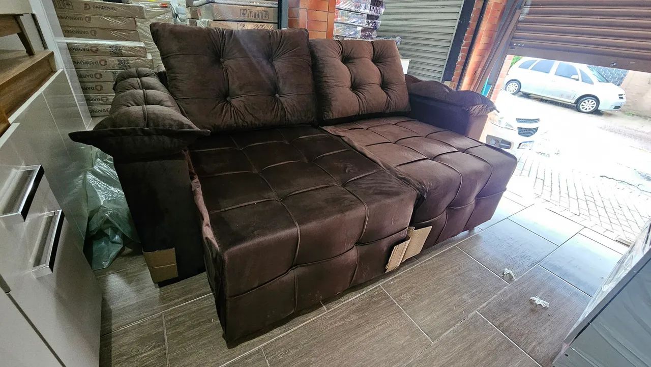 SOFA RETRATIL NOVO - PROMOÇÃO ÚLTIMA UNIDADE - Foto 5