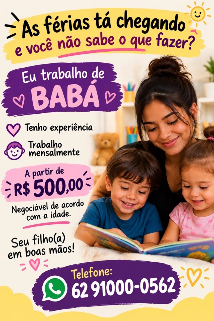 Cuidadora de crianças 
