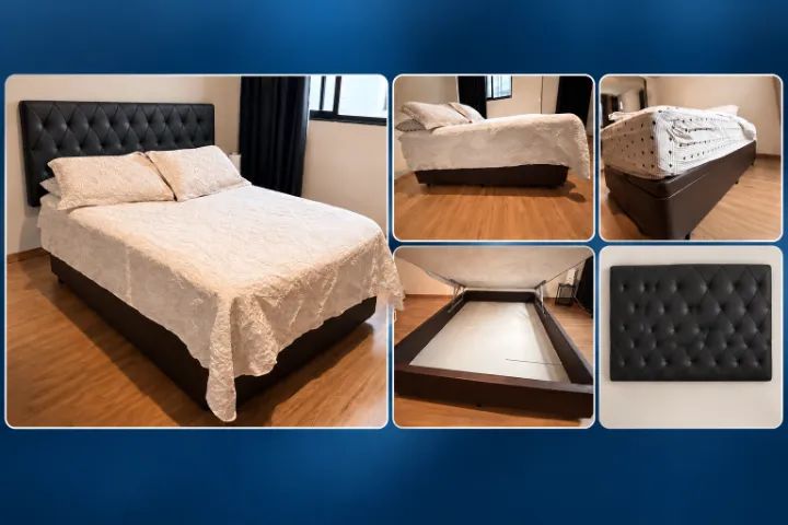 Cama de Casal com Baú