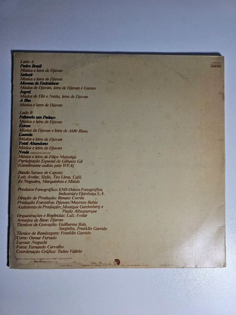 Vinil LP Djavan - Seduzir - Foto 3
