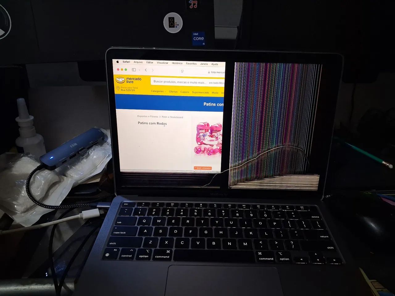 Macbook air M1 2020 tela quebrada  - Foto 4