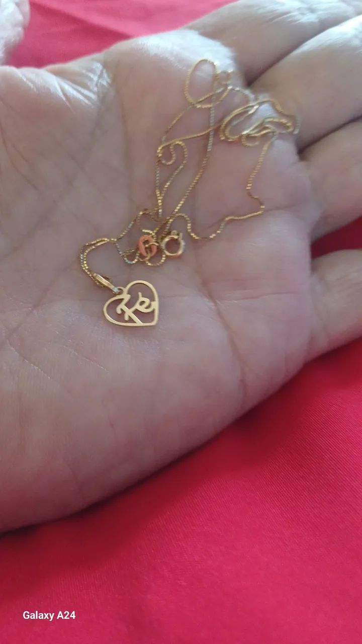 Cordão veneziano ouro 18k - Foto 2