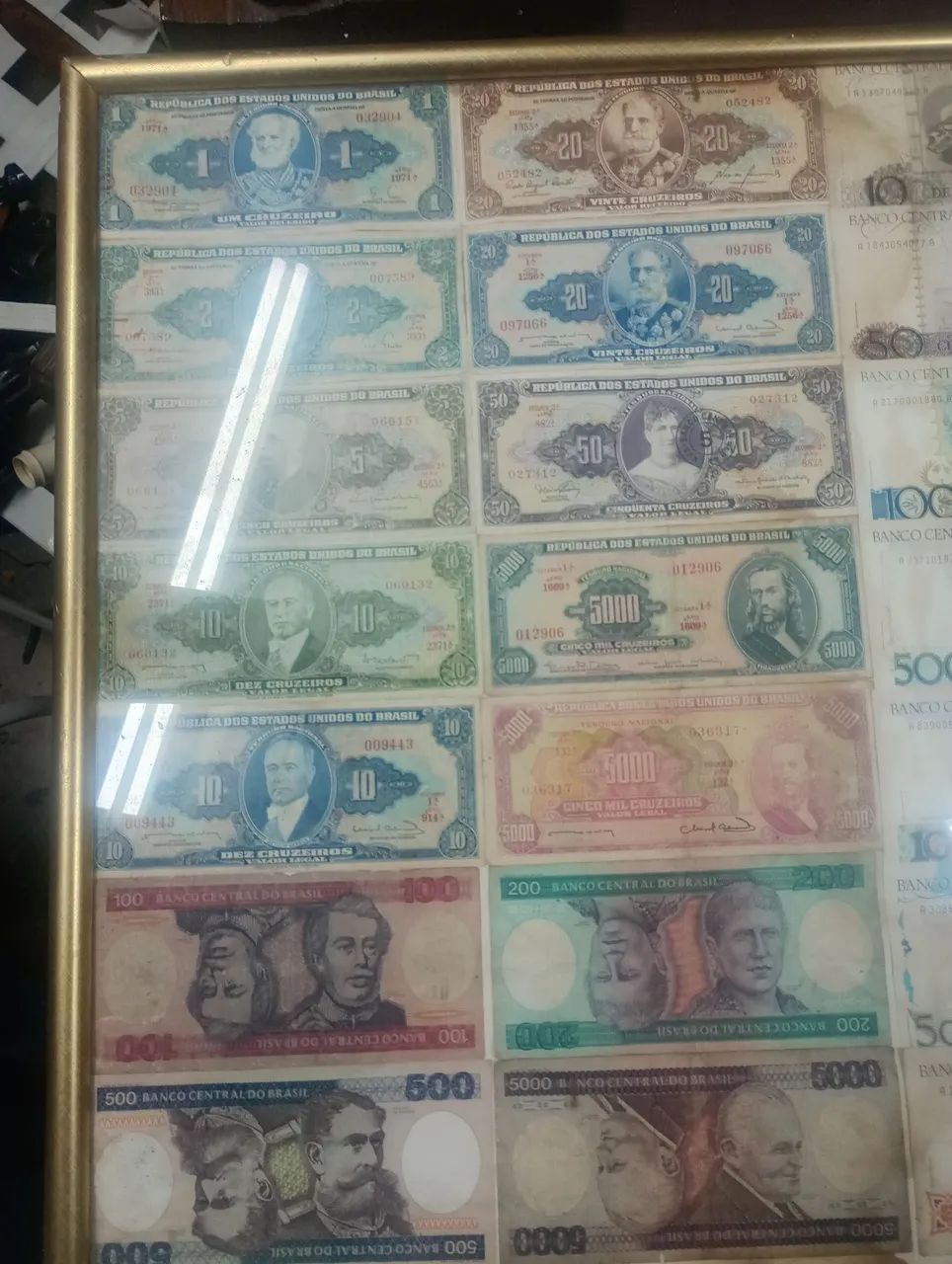Notas Antigas em Quadro - Foto 5