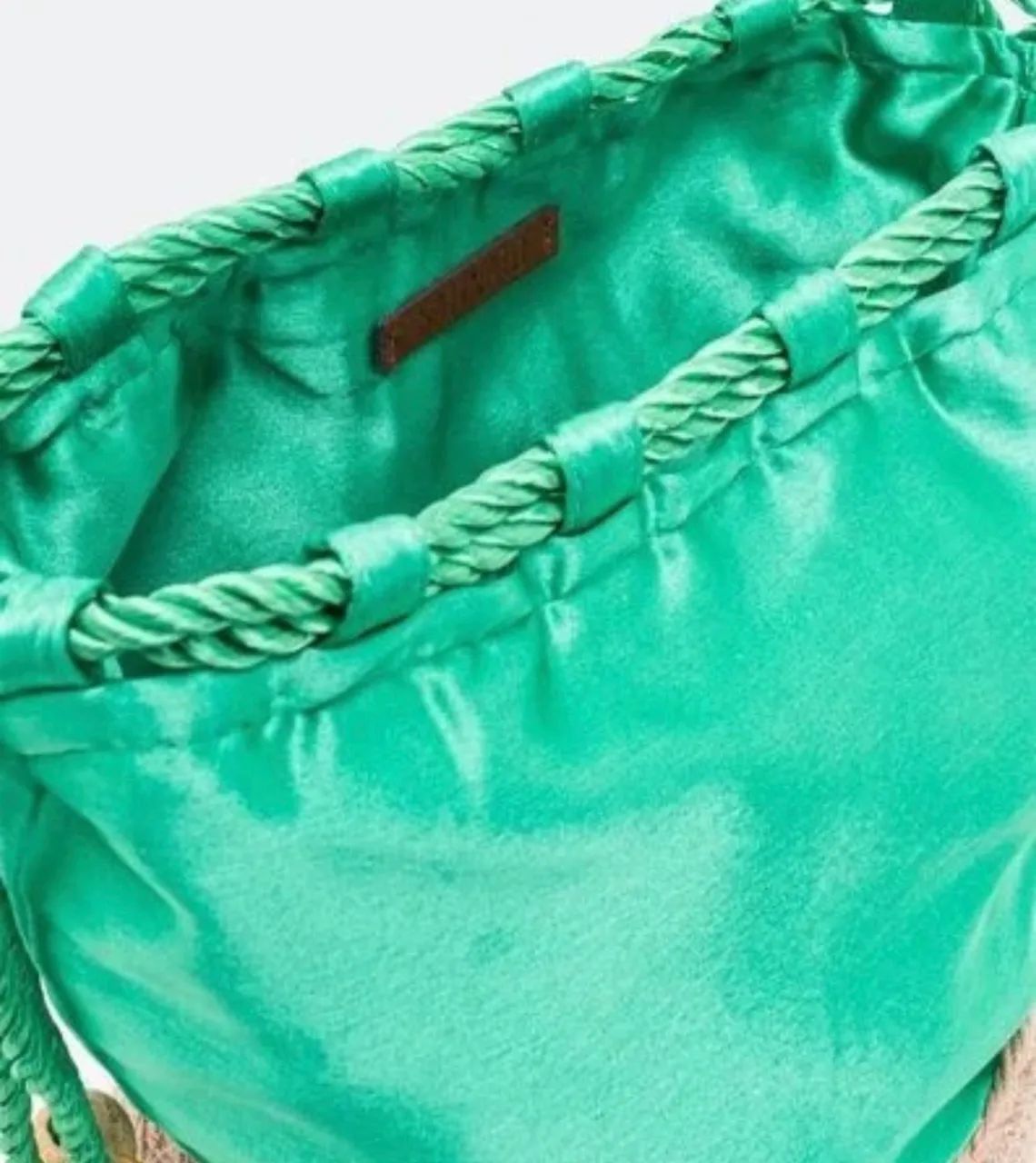 Bolsa de Crochê e Palha - Renner/Satinato  - Foto 2