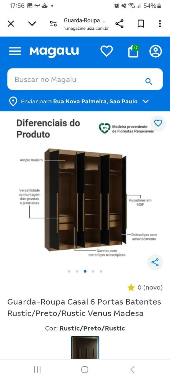 Guarda roupa casal - Foto 2