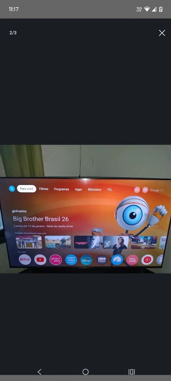 Smartv 50 polegadas TCL  - Foto 3