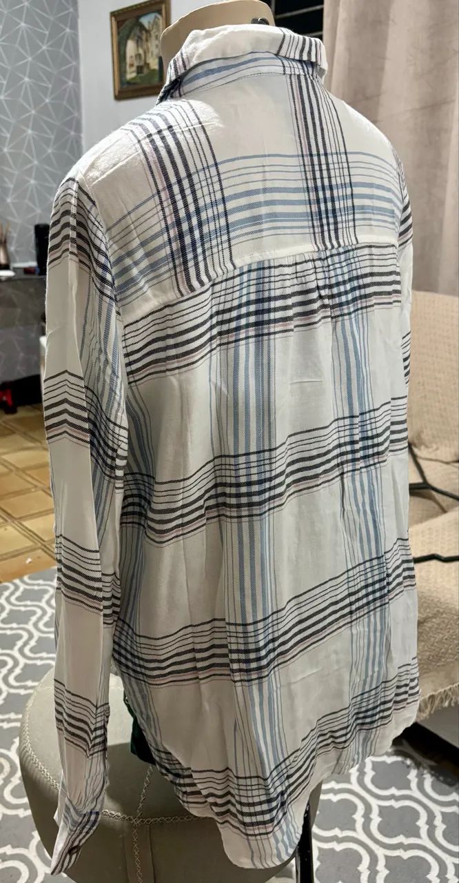 Blusa de xadrez  - Foto 4