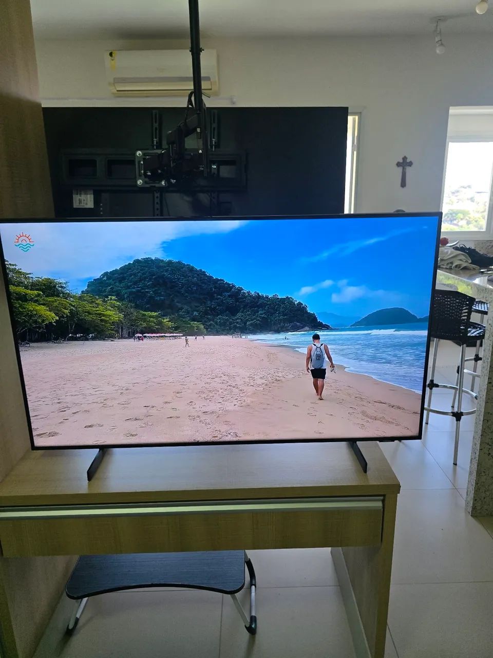 Smart TV Samsung 50 Polegadas 4k Crystal - Foto 2