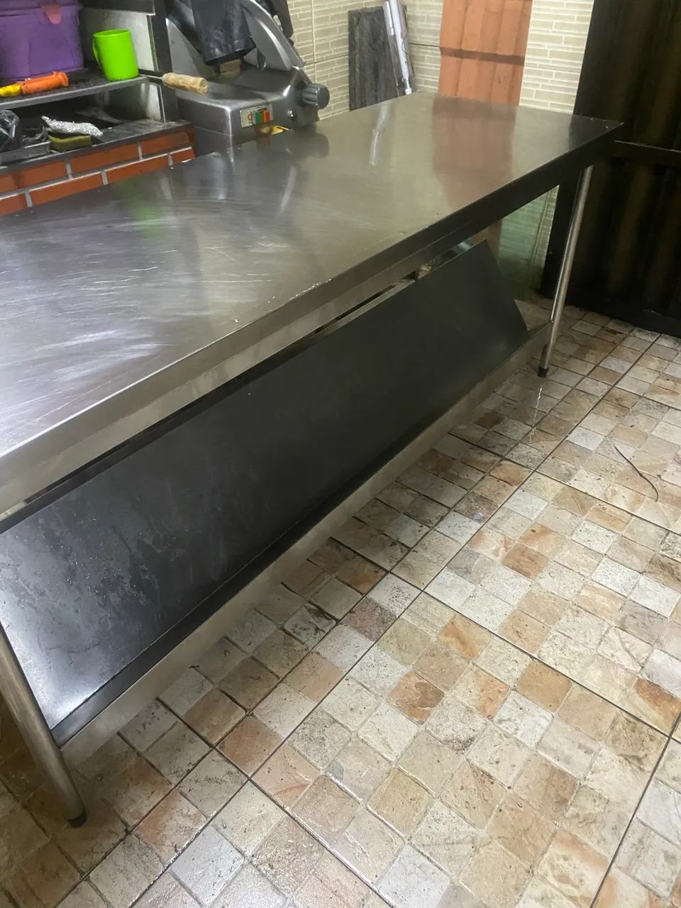 Bancada aço inox original 2.10 x70 - Foto 3