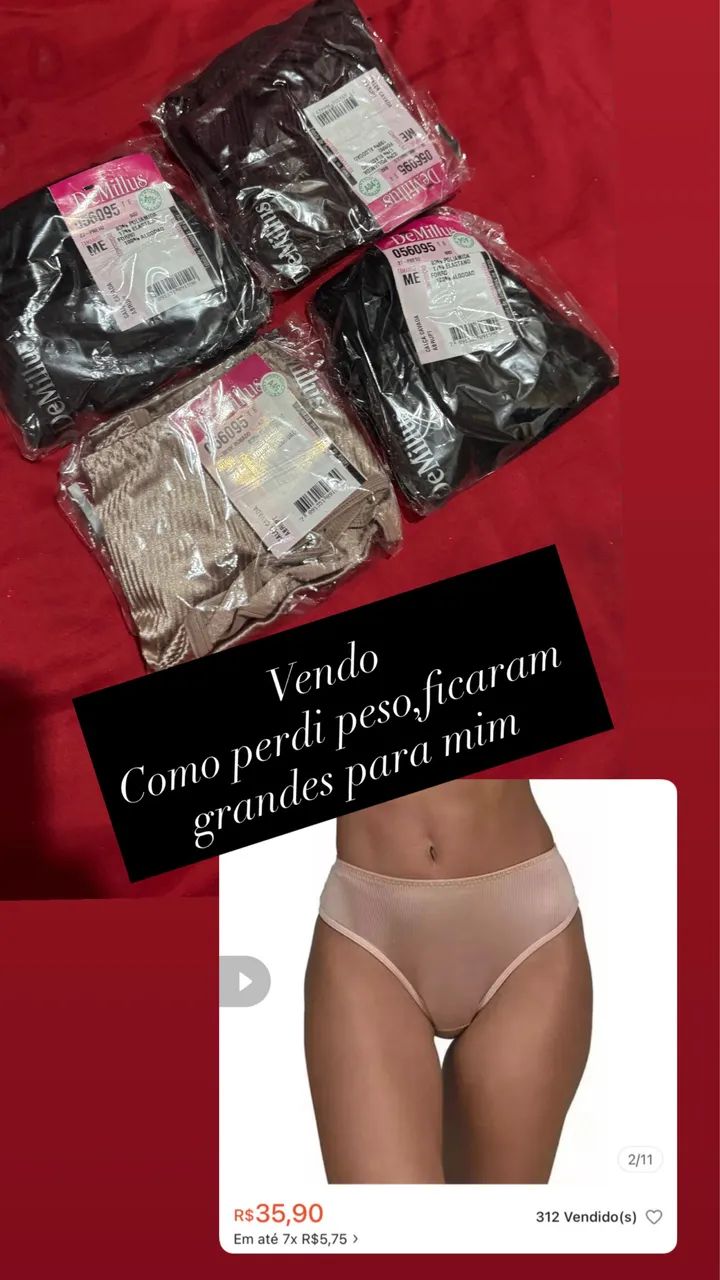 Calcinha demillus