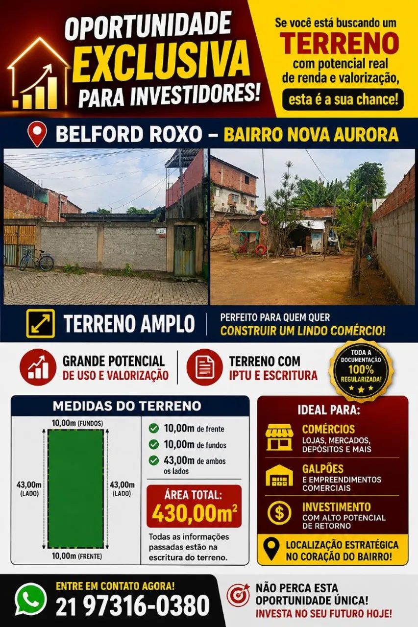  Terreno para Fins comerciais  - Foto 3
