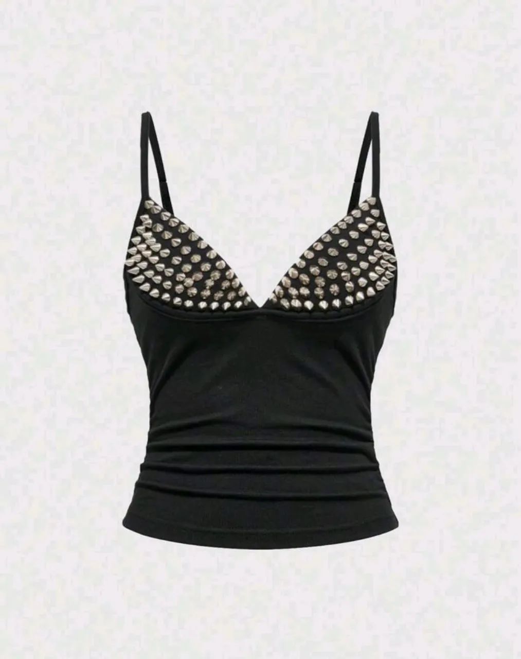 Blusa Preta com Spike metálico 