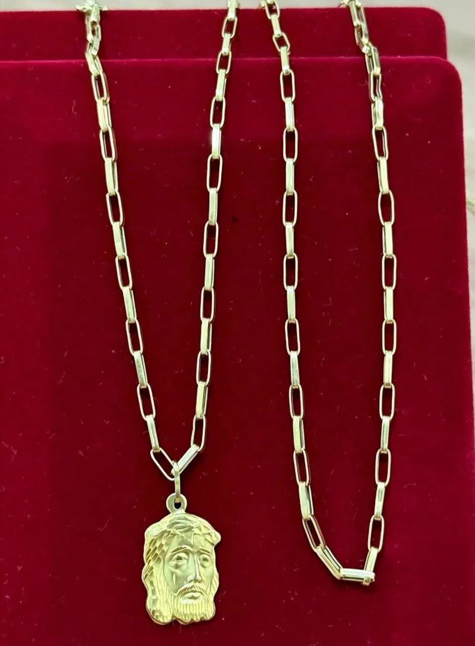Corrente de ouro masculina Cartier 60cm - Foto 2