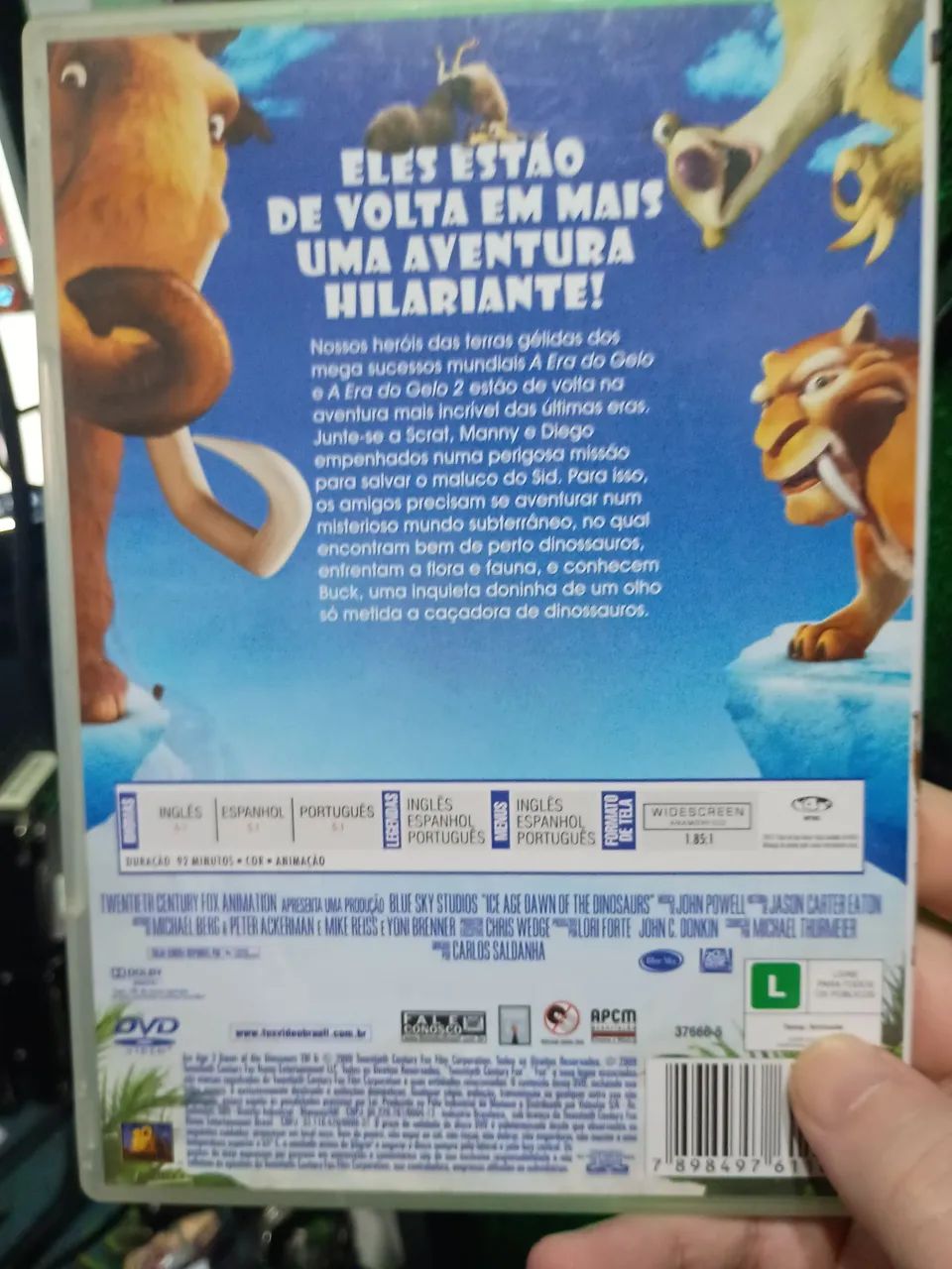 Dvd a era do gelo 3 original - Foto 2