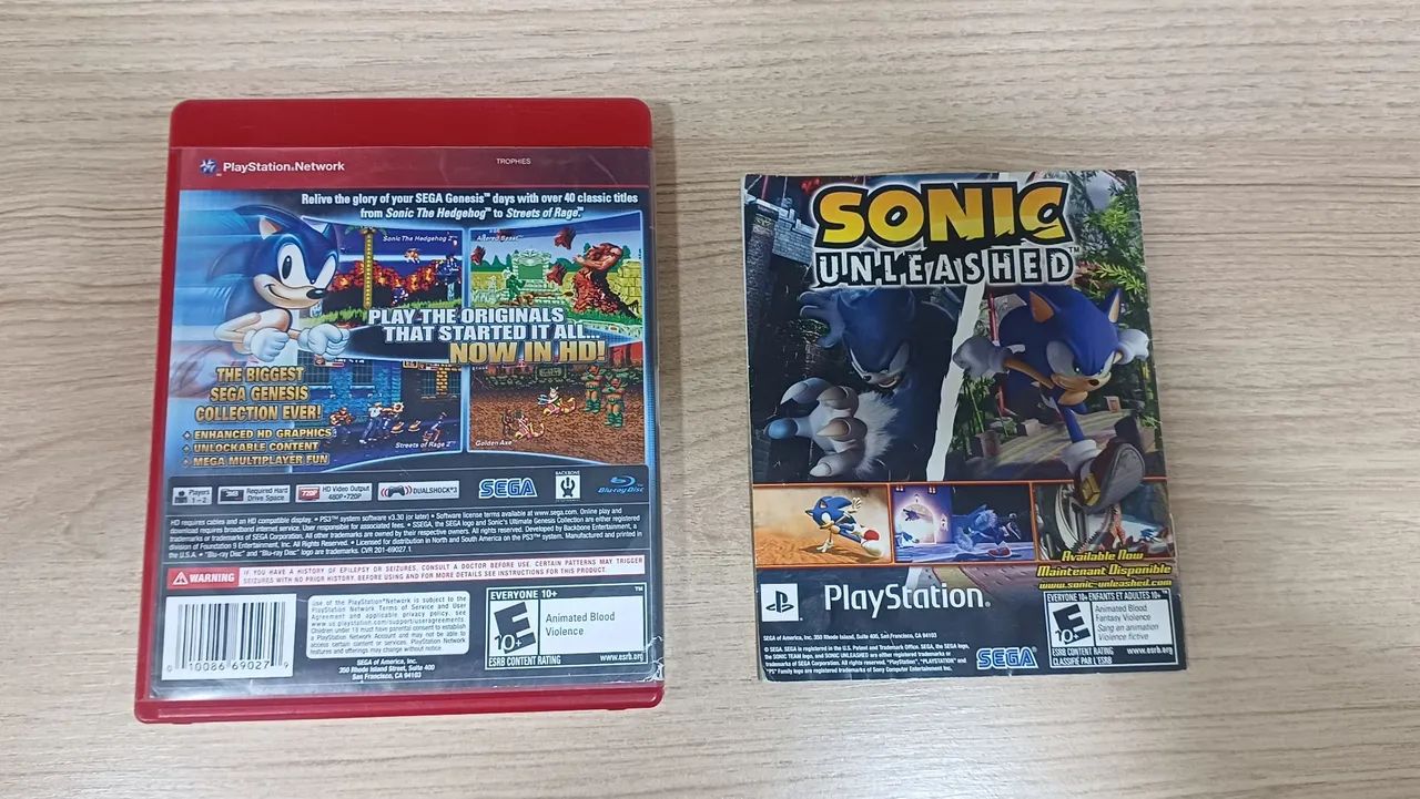 Sonic Ultimate Gênesis Collection Ps3 - Jogos de Vídeo Game