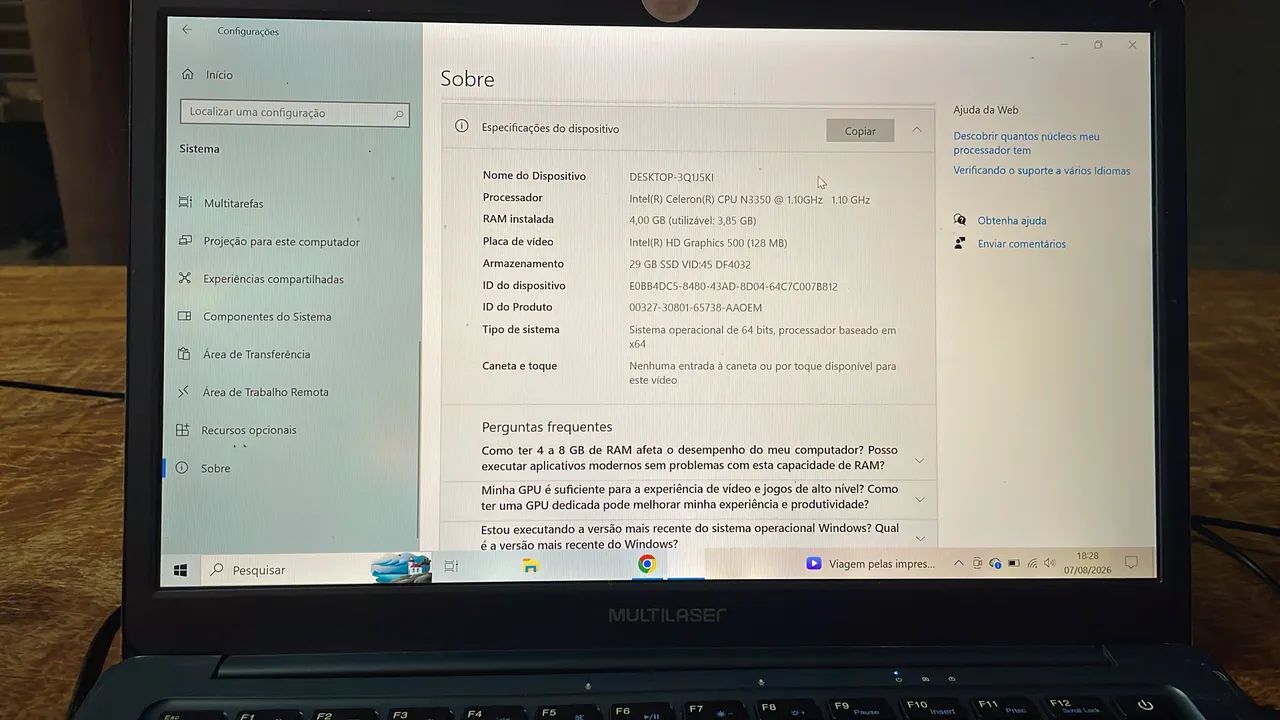 Notebook Multilaser  - Foto 2